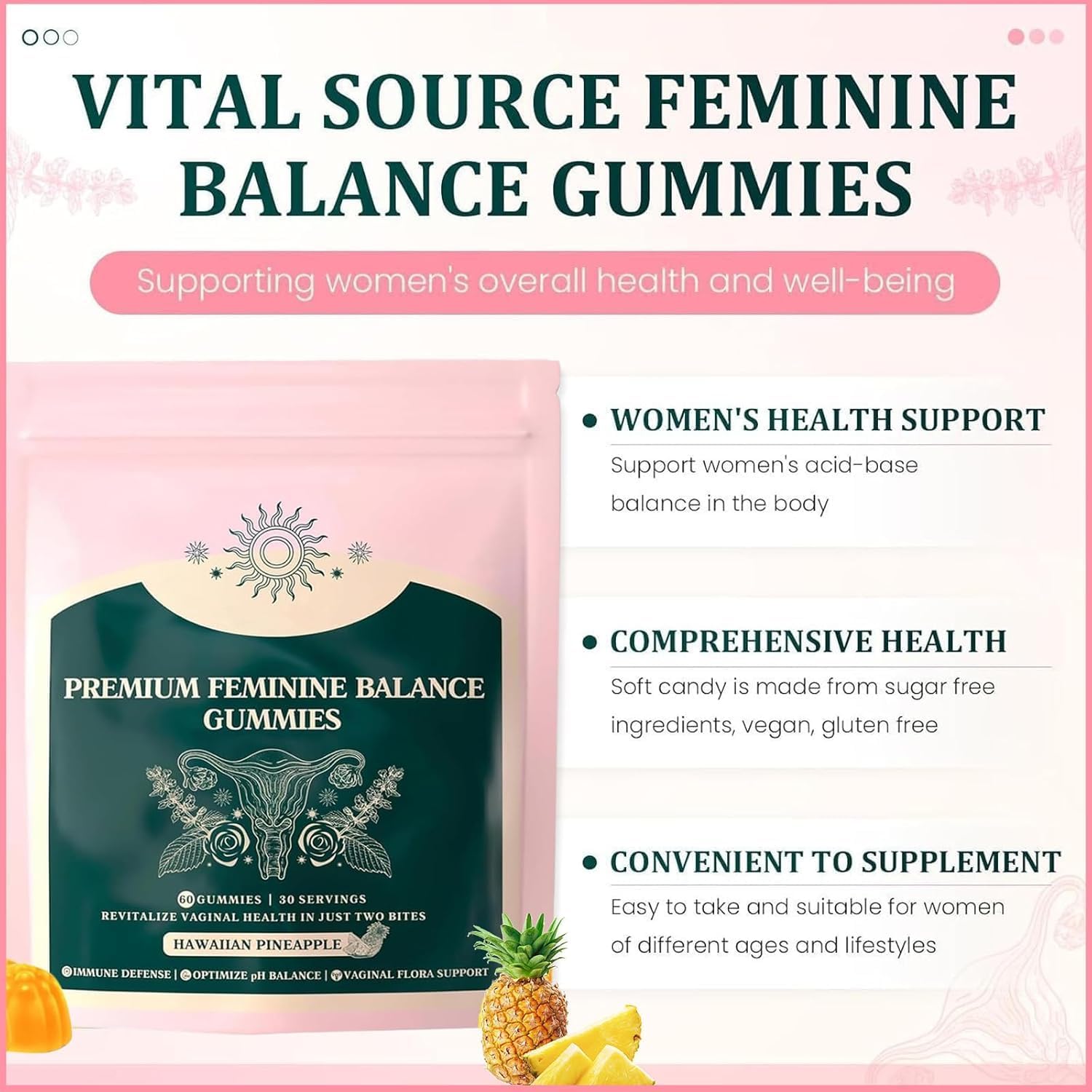 Premium Feminine Balance Gummies